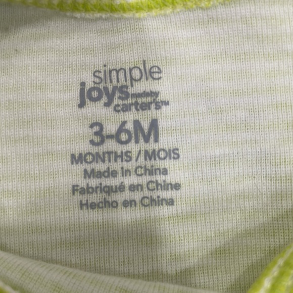 Simple joys by Carter’s short sleeve baby bodysuits pack of 2 - Picture 5 of 6